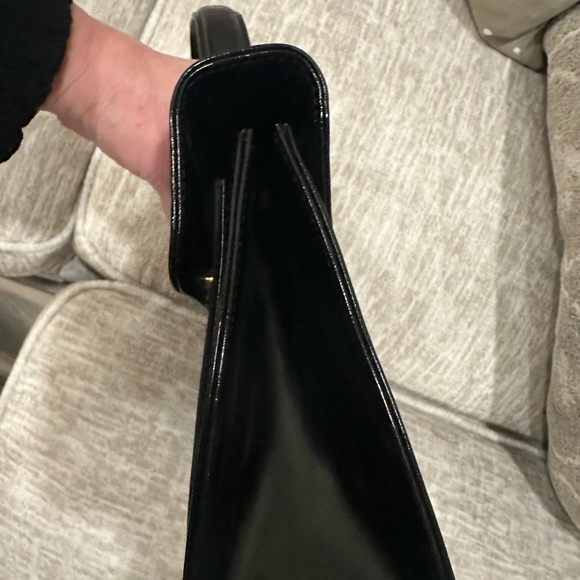 ✨💎VINTAGE💎✨Yves Saint Laurent Black top handle bag w/COA&Dusty - Picture 13 of 16